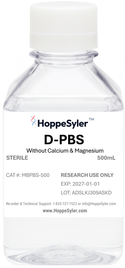 HoppeSyler 1X D-PBS, Sterile, Without Calcium & Magnesium