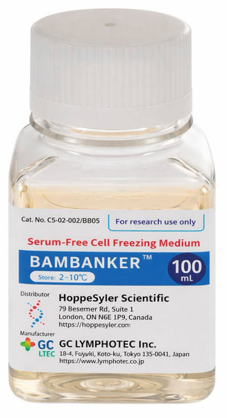 Bambanker Serum-Free Cell Freezing Medium, 100 mL