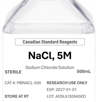 🍁 NaCl (5M), RNase-free