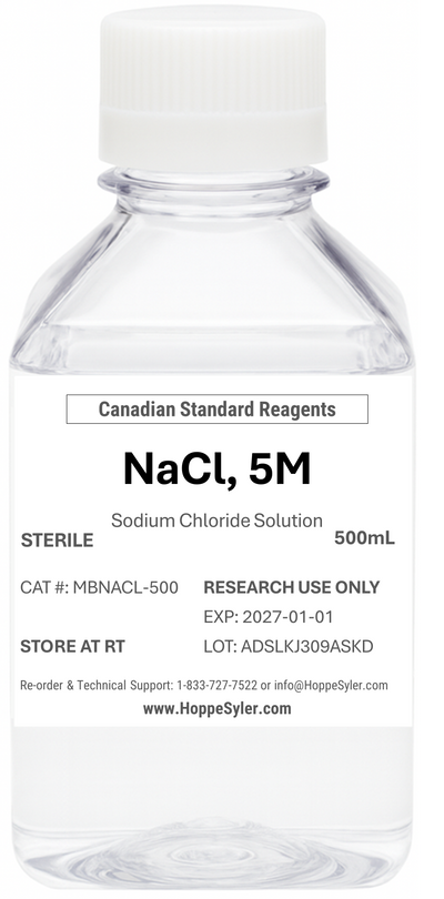 🍁 NaCl (5M), Sterile, DNase/RNase/Protease Free