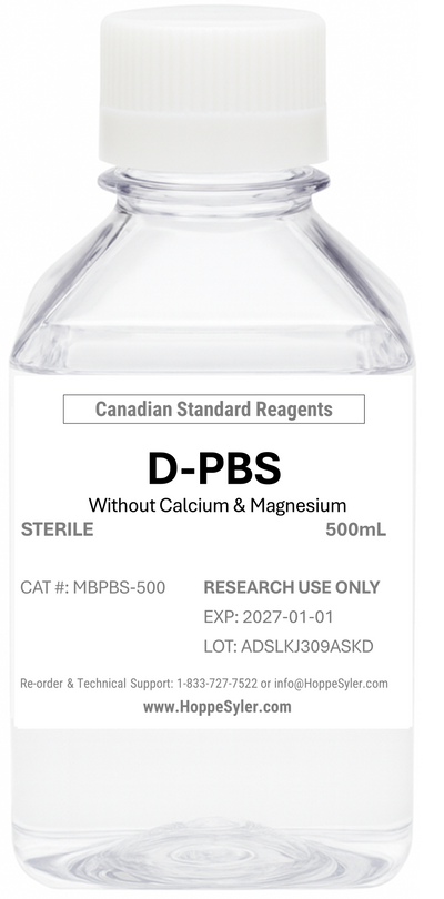 🍁  D-PBS, 1X, Sterile, Without Calcium & Magnesium