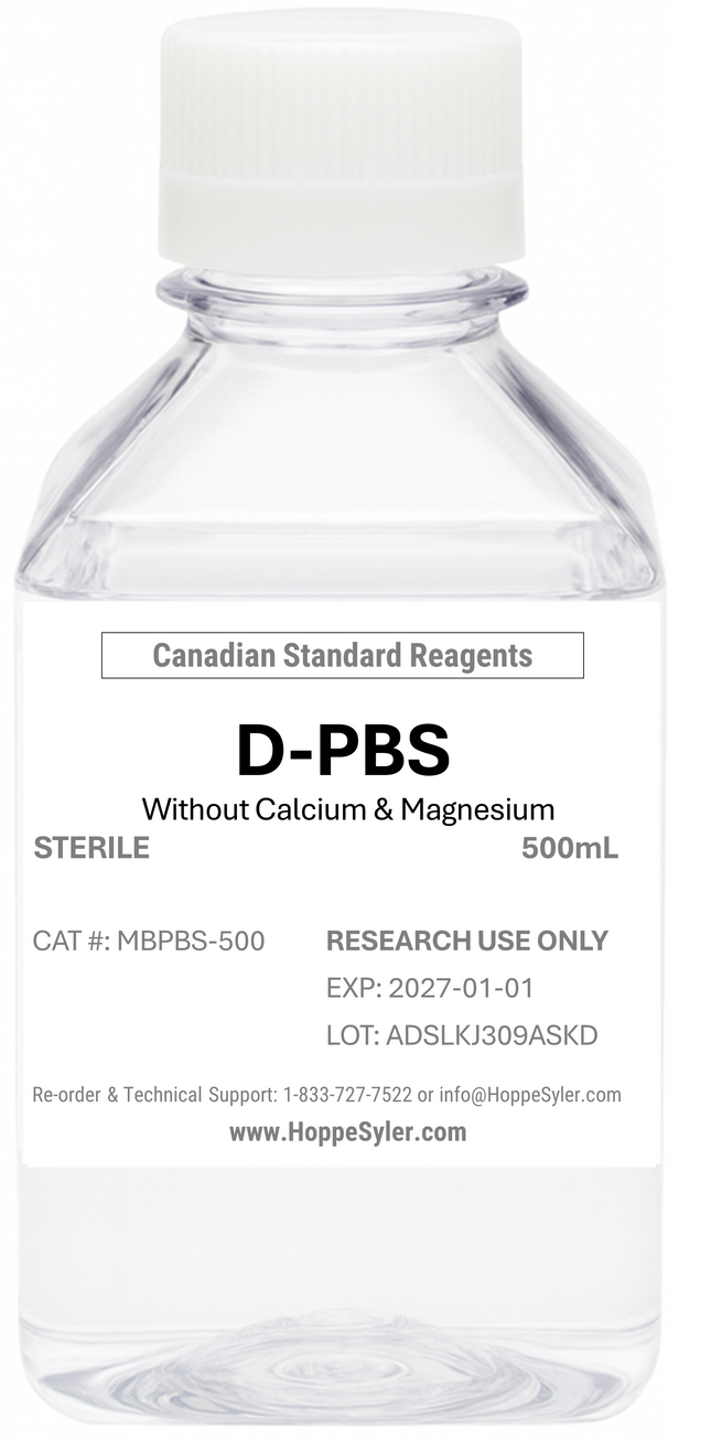 🍁D-PBS, 1X, Sterile, Without Calcium & Magnesium