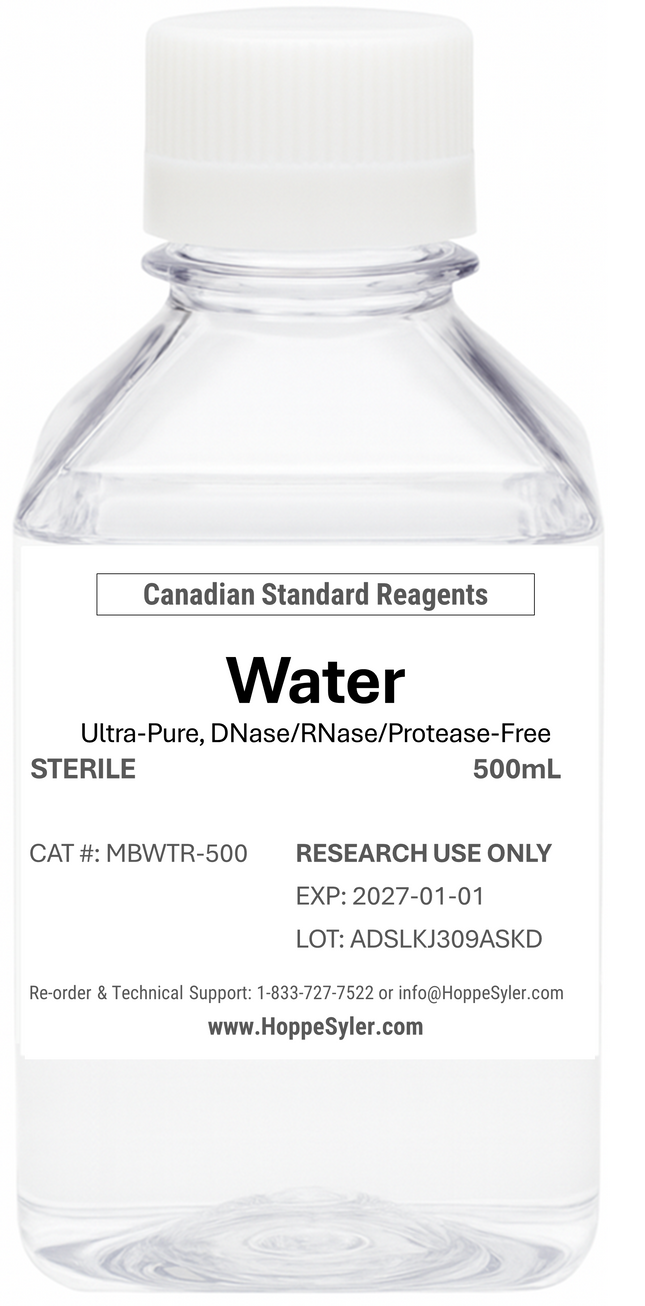 🍁 Ultra-Pure Sterile Water, DNase/RNase/Protease-Free